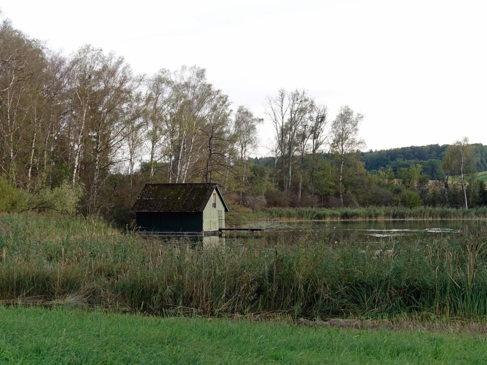 Hütte am Nussbommersee