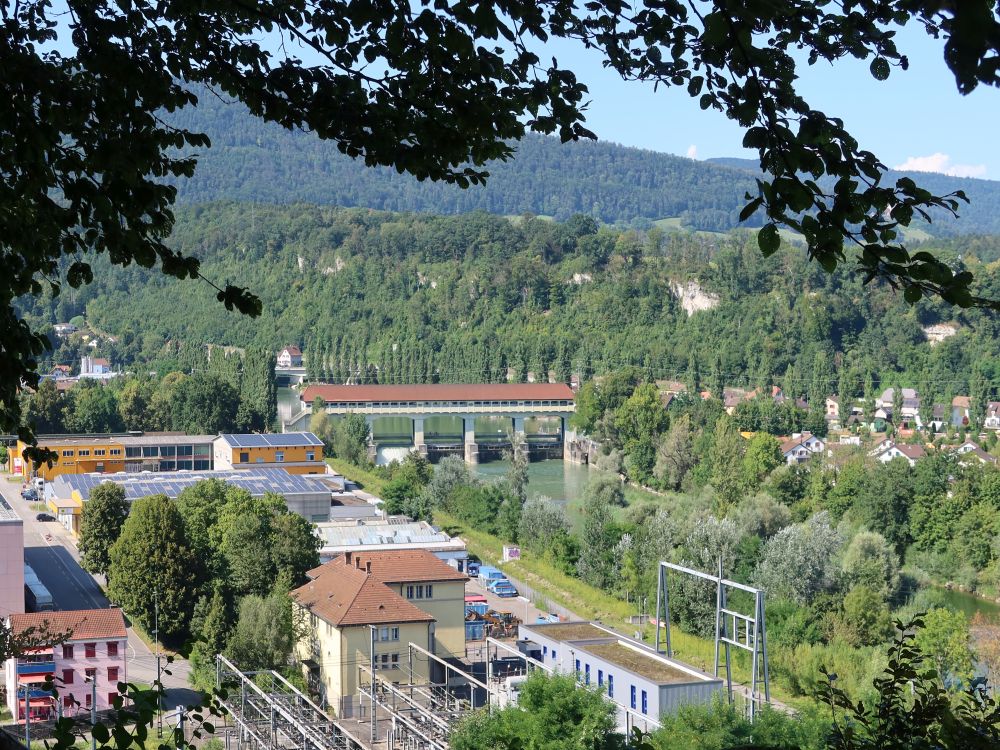 Winznau Stauwehr an der Aare