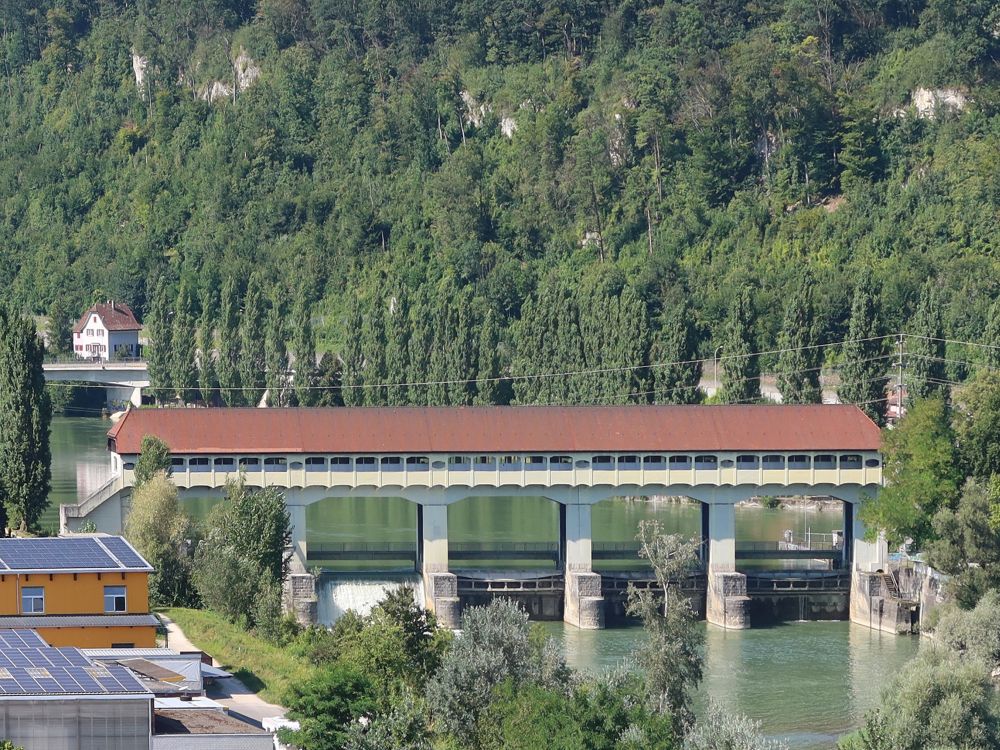 Winznau Stauwehr an der Aare