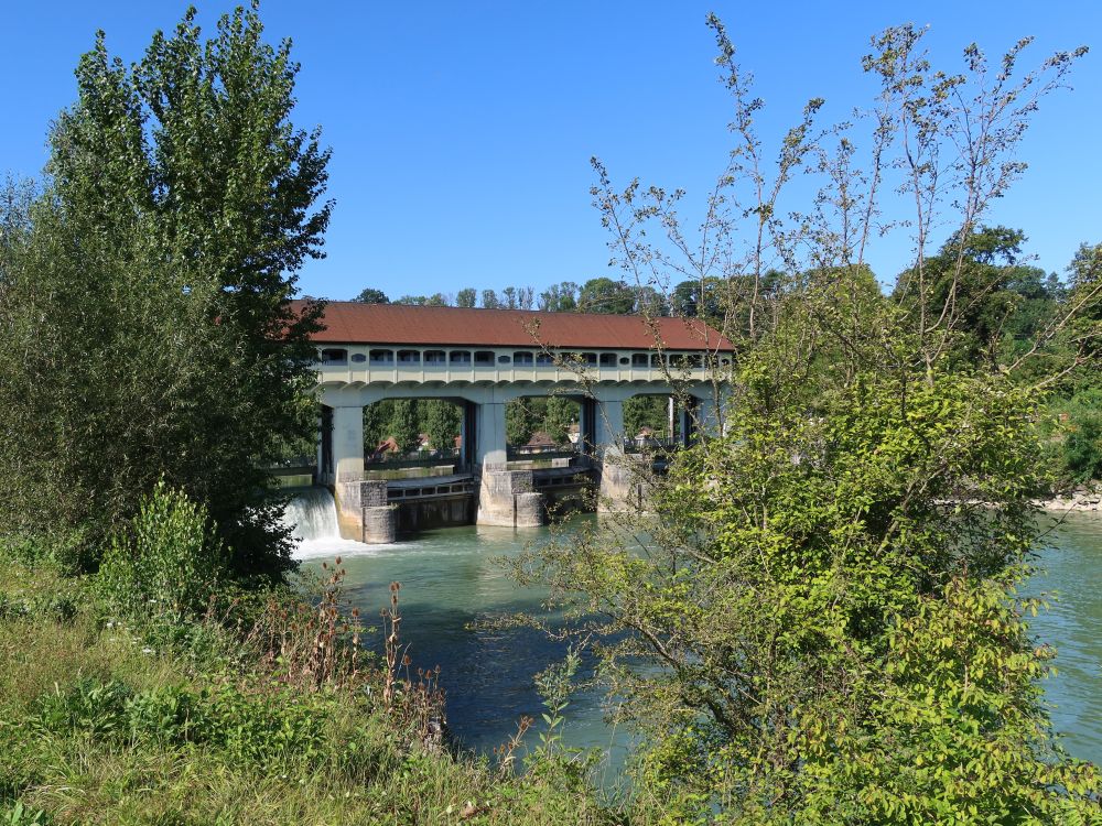 Winznau Stauwehr an der Aare