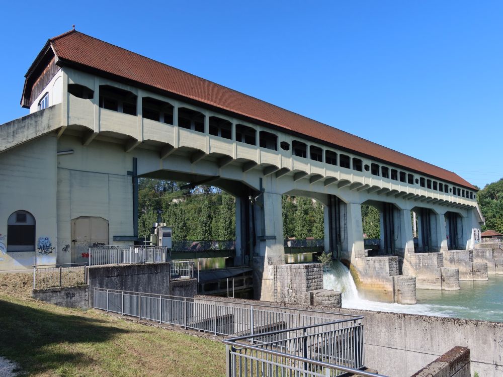 Winznau Stauwehr an der Aare