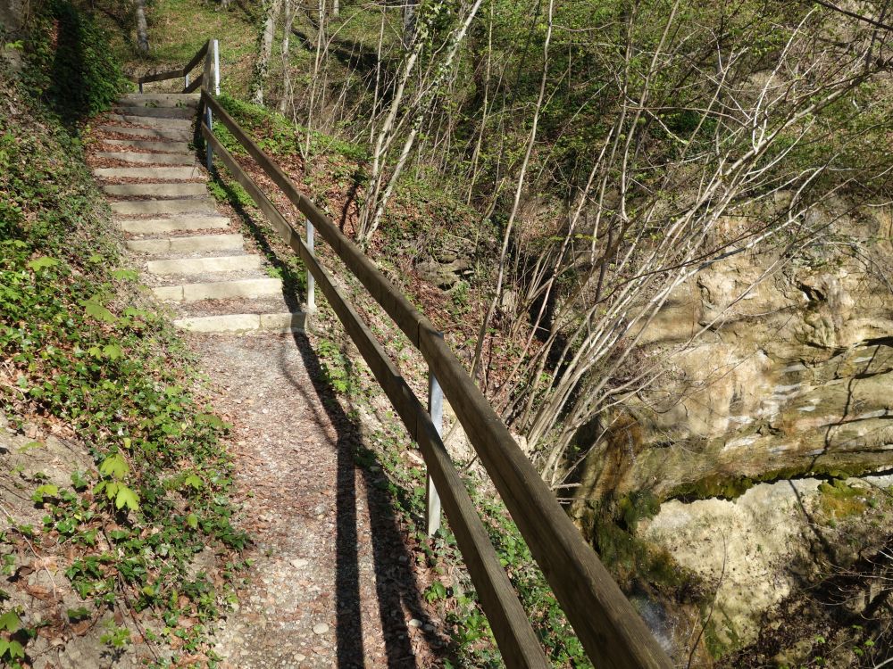 Treppe zum Schloss Weinfelden
