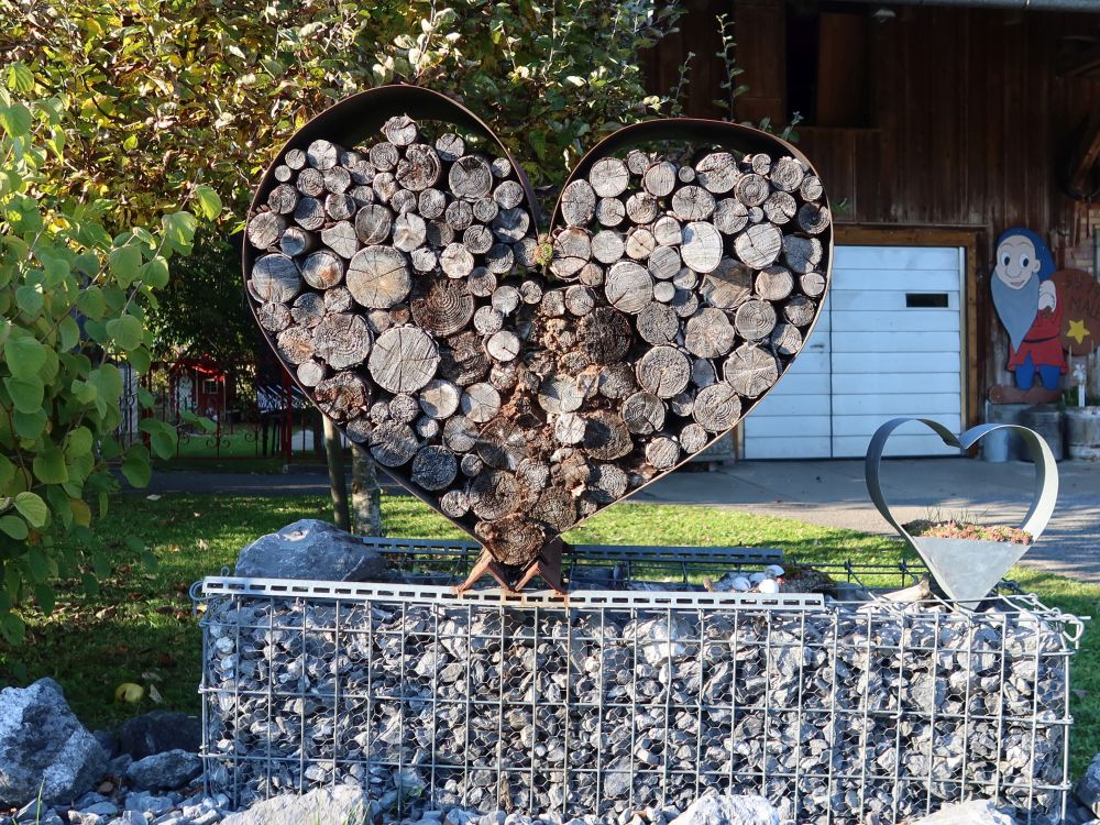 Herzchen mit Holzfüllung