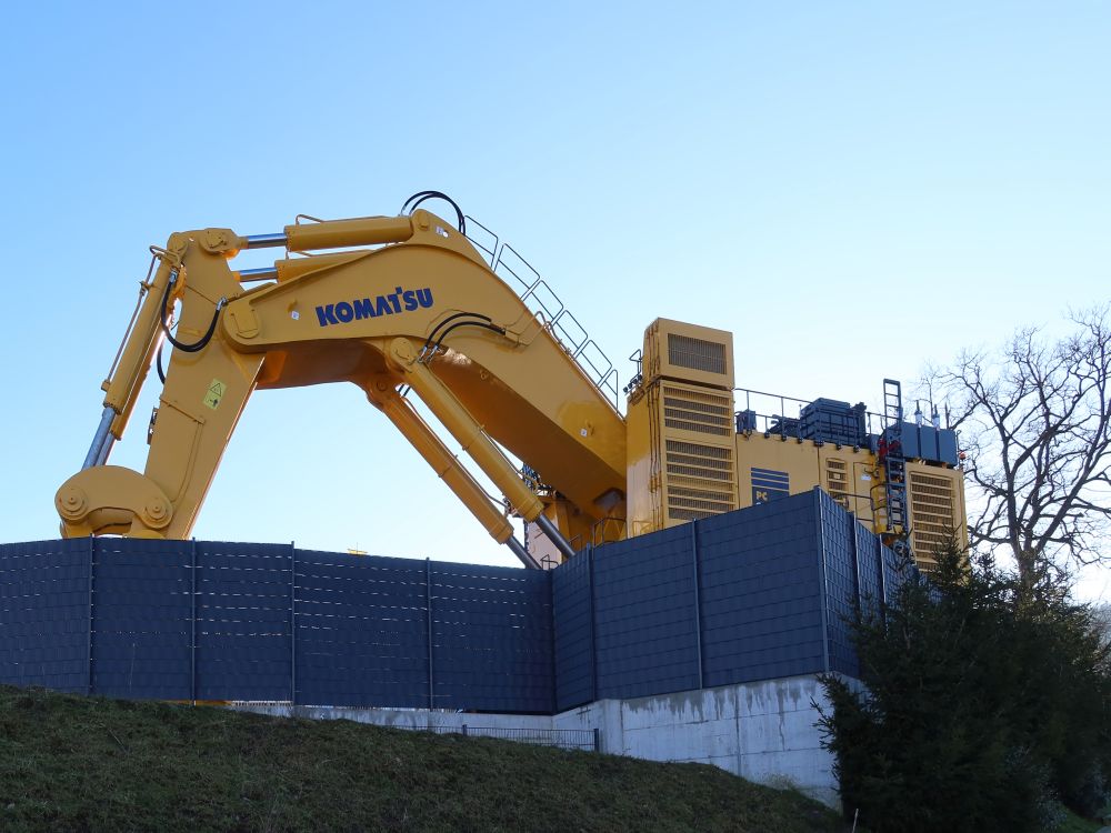 Bagger PC-8000 im Appenzeller Park