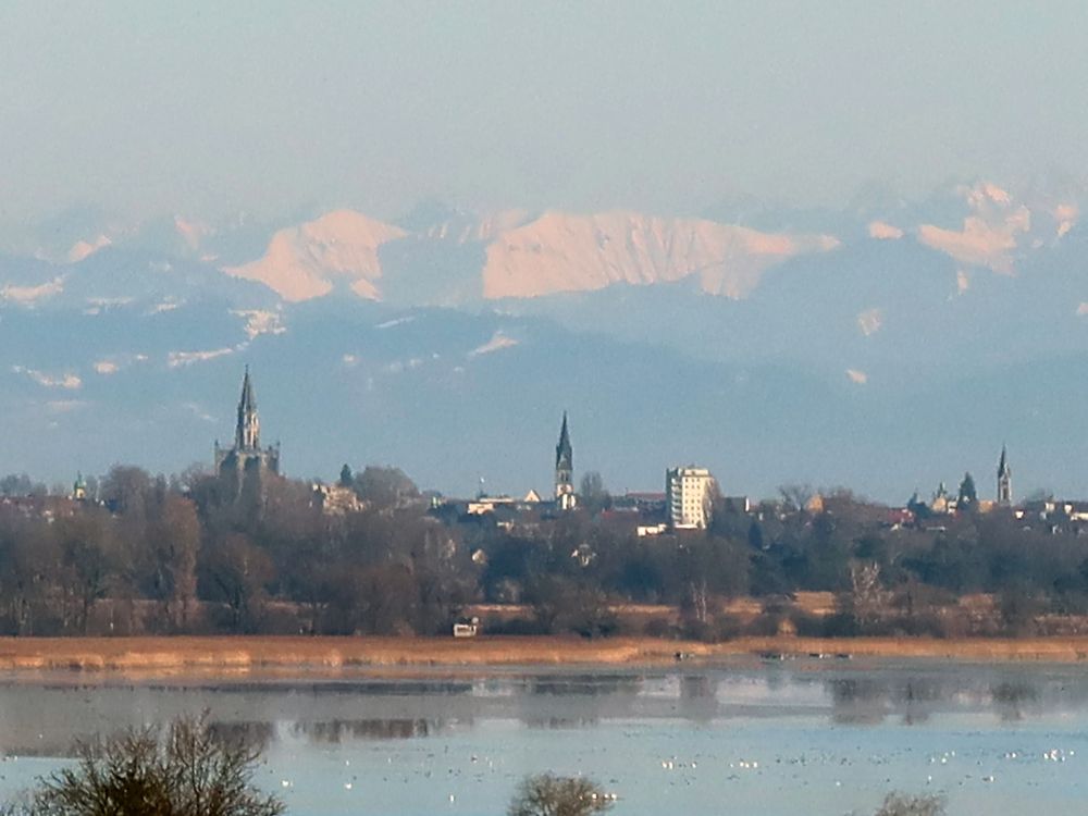 Konstanz und Alpen