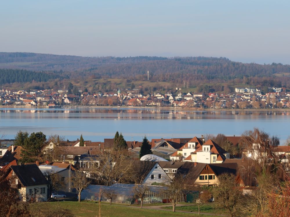 Blick übern Gnadensee Richtung Allensbach