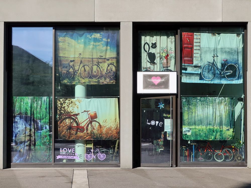 Fassade Fahrradladen