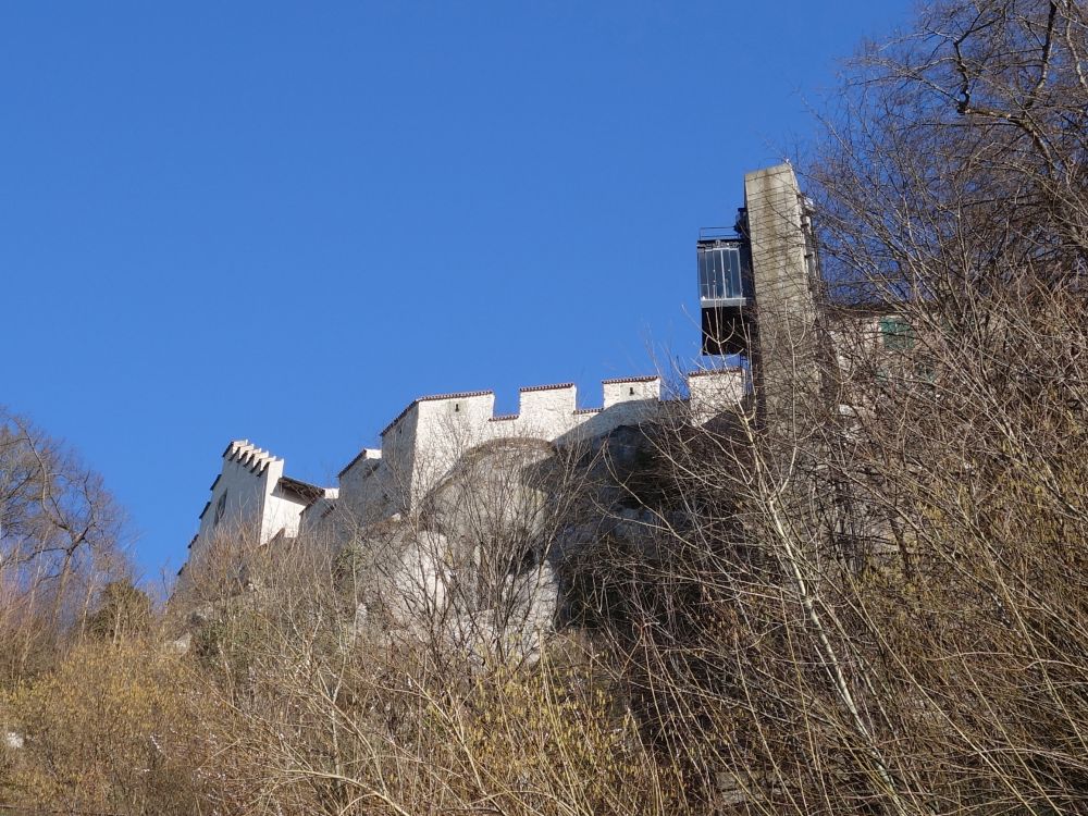 Fahrstuhl am Schloss Laufen