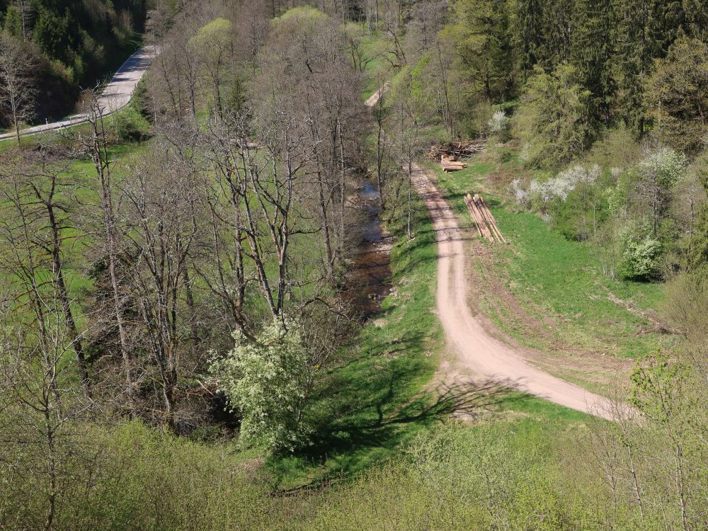 Blick auf L159 und Steina
