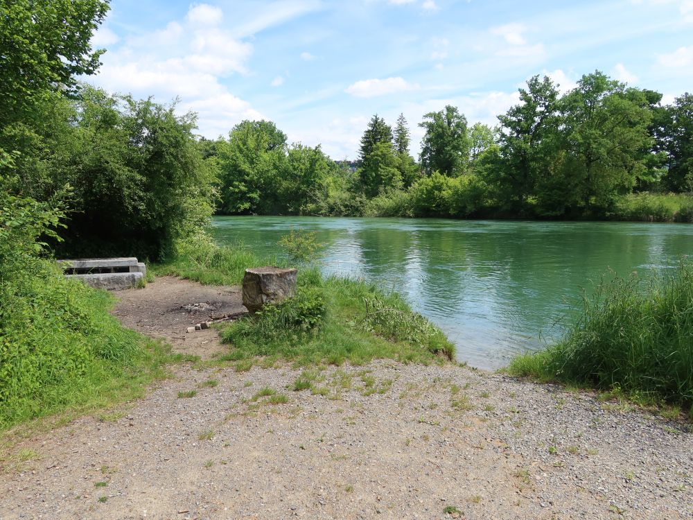 Grillstelle an der Reuss