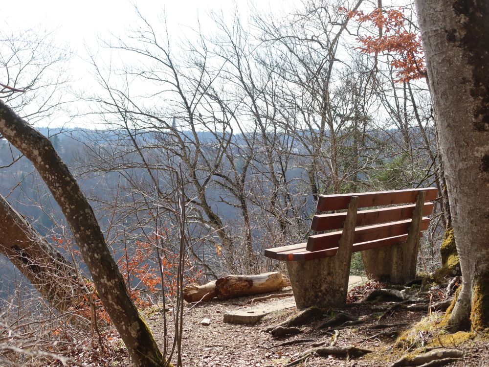 Sitzbank Glatter Felsen