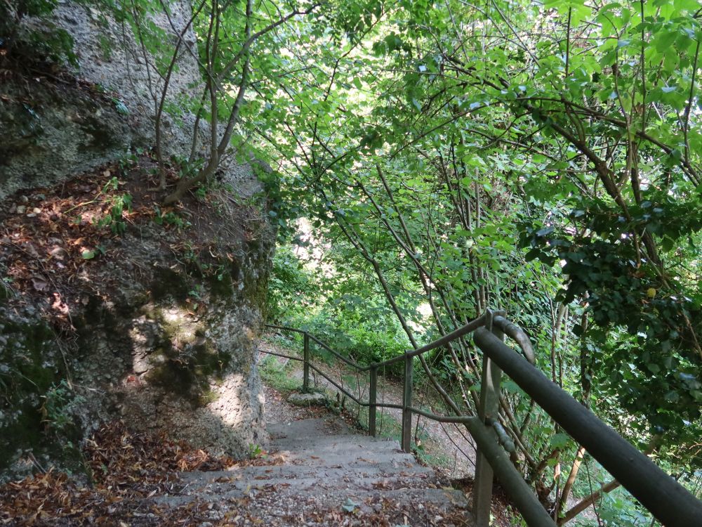 Treppe bei Hohflue