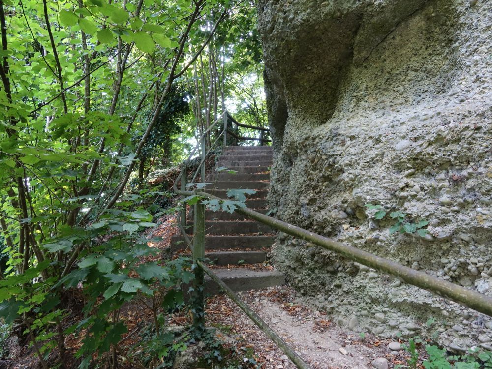 Treppe bei Hohflue