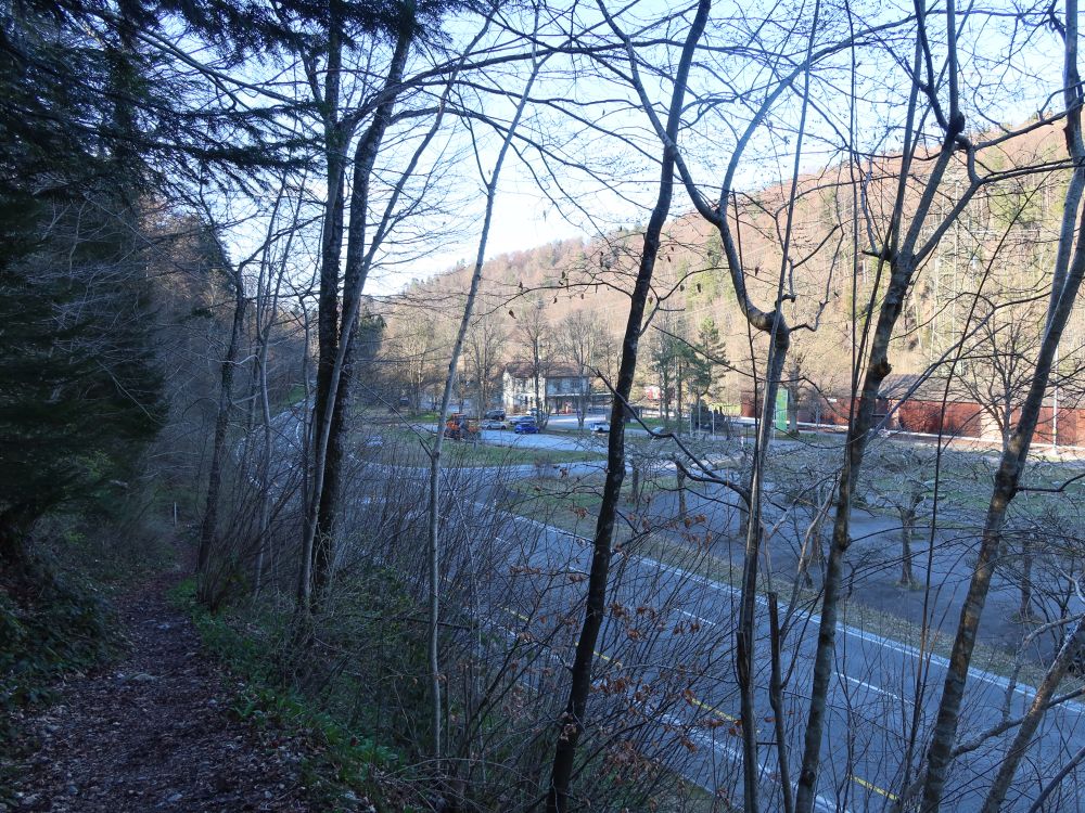 Blick zum Sihlwald Bahnhof