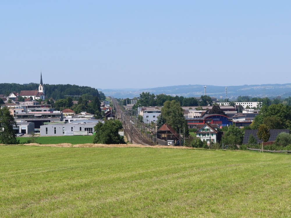 Bahnlinie durch Sins