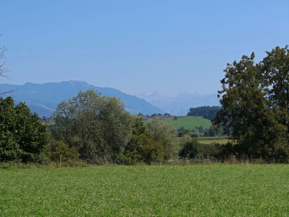 Wildspitz und Chross-Schärhorn im Dunst