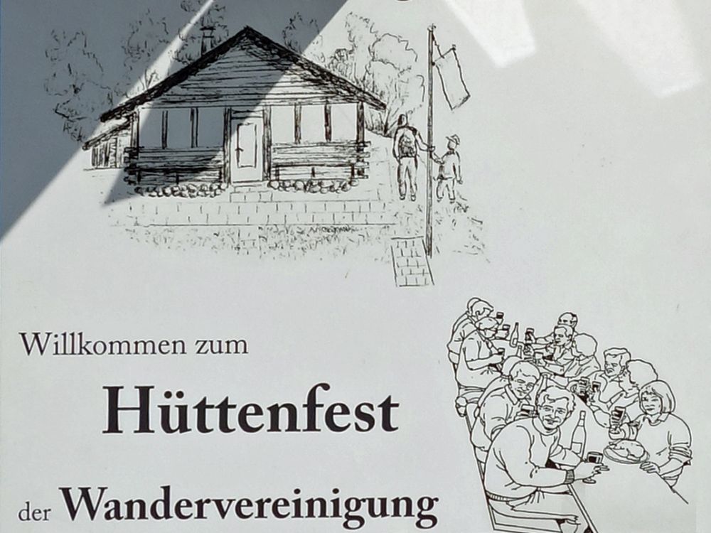 Ankündigung Hüttenfest