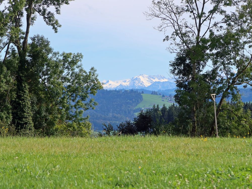 schneebedeckte Bergspitzen