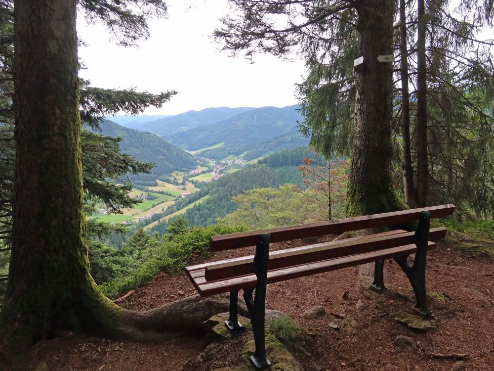 Sitzbank mit Aussicht