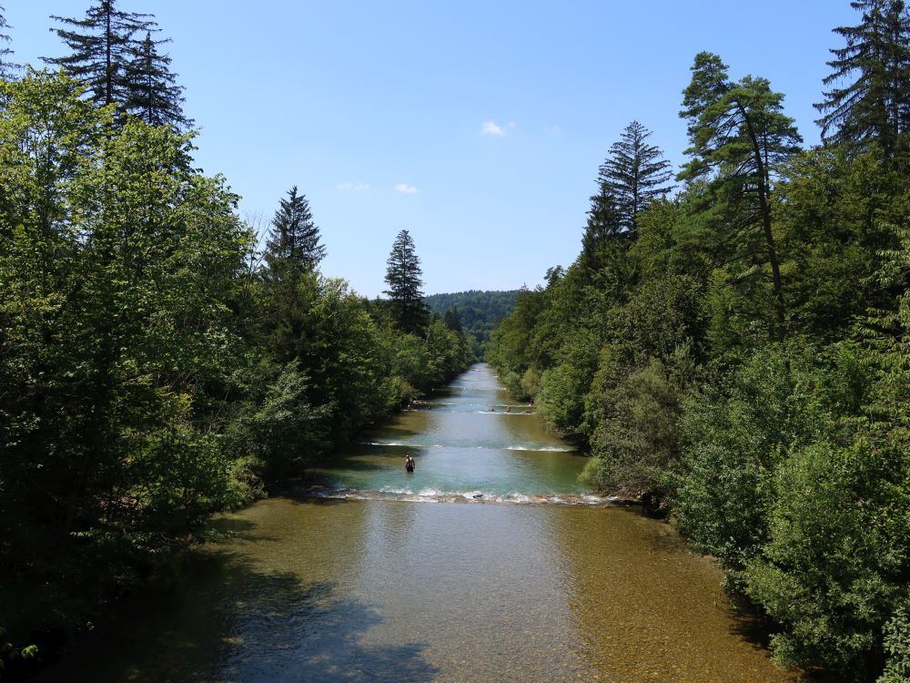 Abkühlung in der Töss