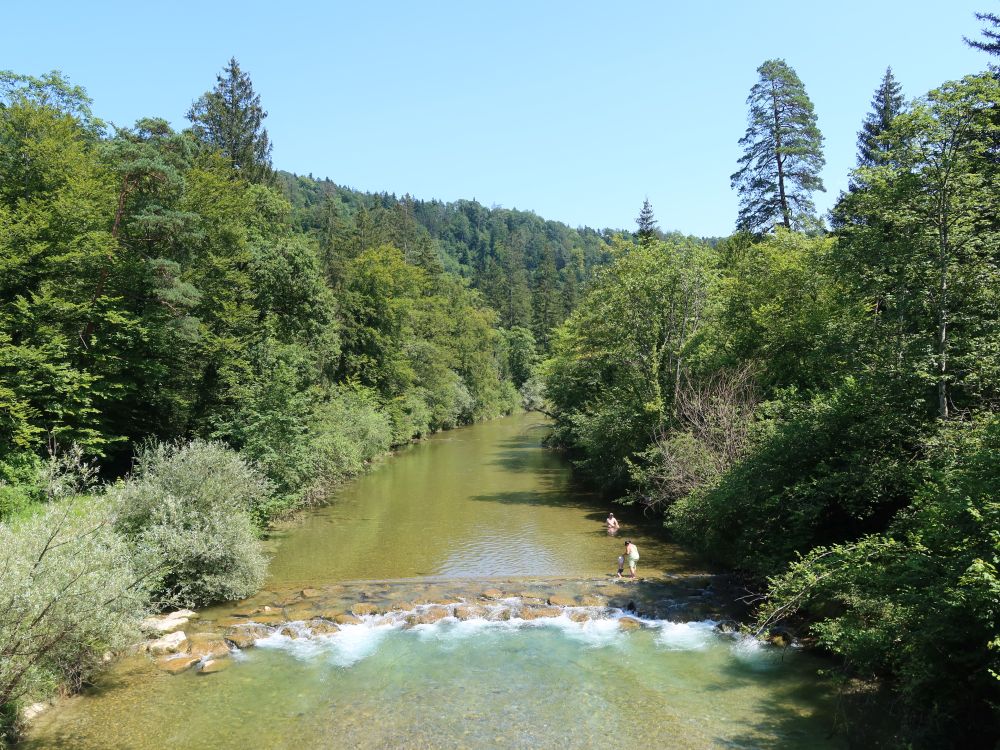 Abkühlung in der Töss