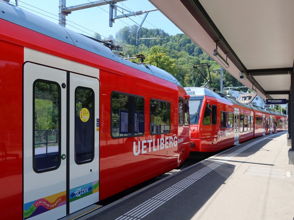 Uetlibergbahn an Station Triemli