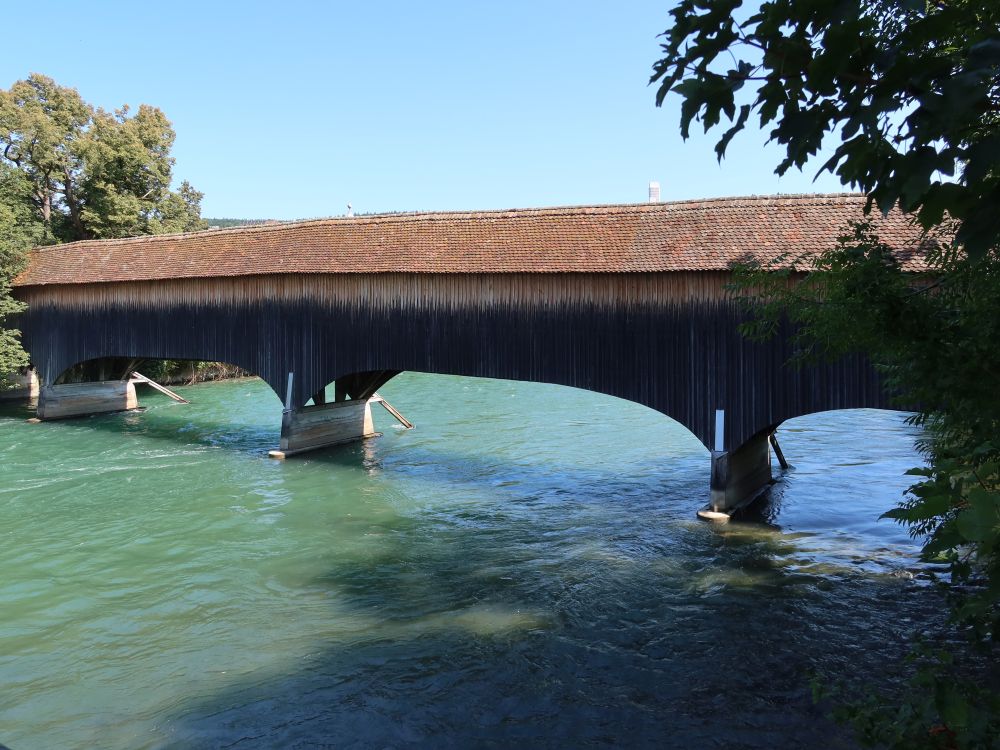 Gedeckte Ennetturgi Holzbrücke