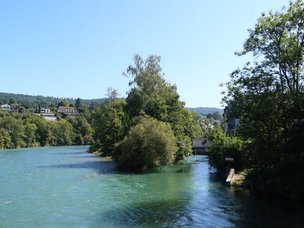 Blick zur Indel in der Reuss