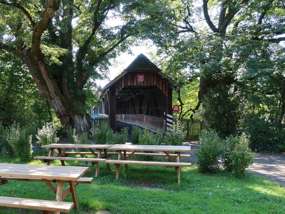 Gedeckte Ennetturgi Holzbrücke