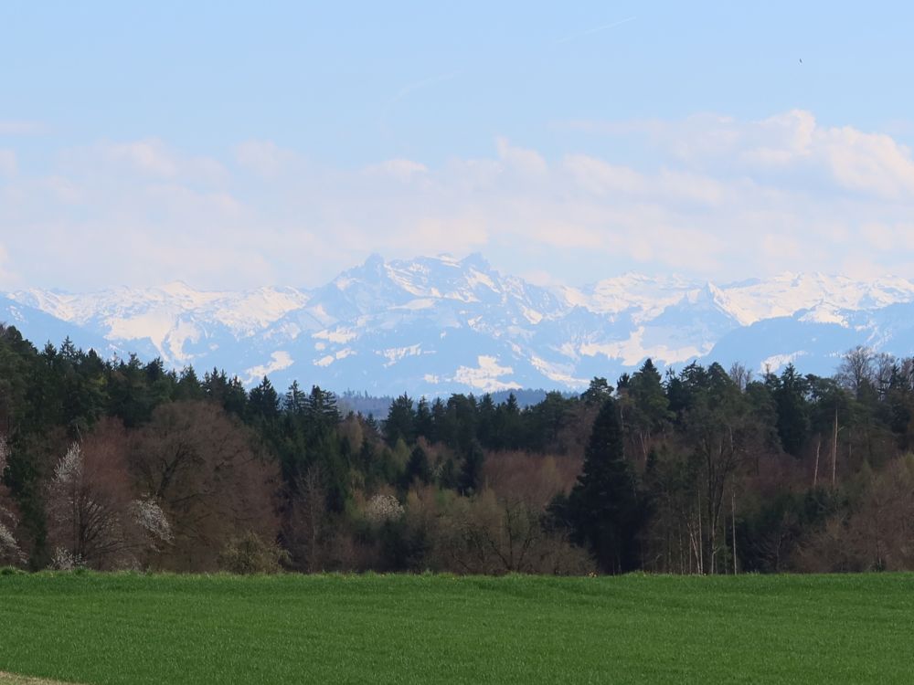 Mürtschenstock im Dunst