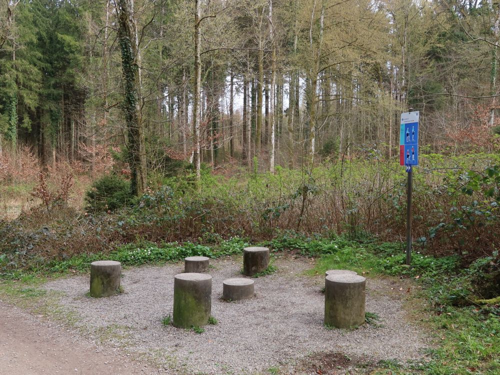Station am Trimm-Dich-Pfad