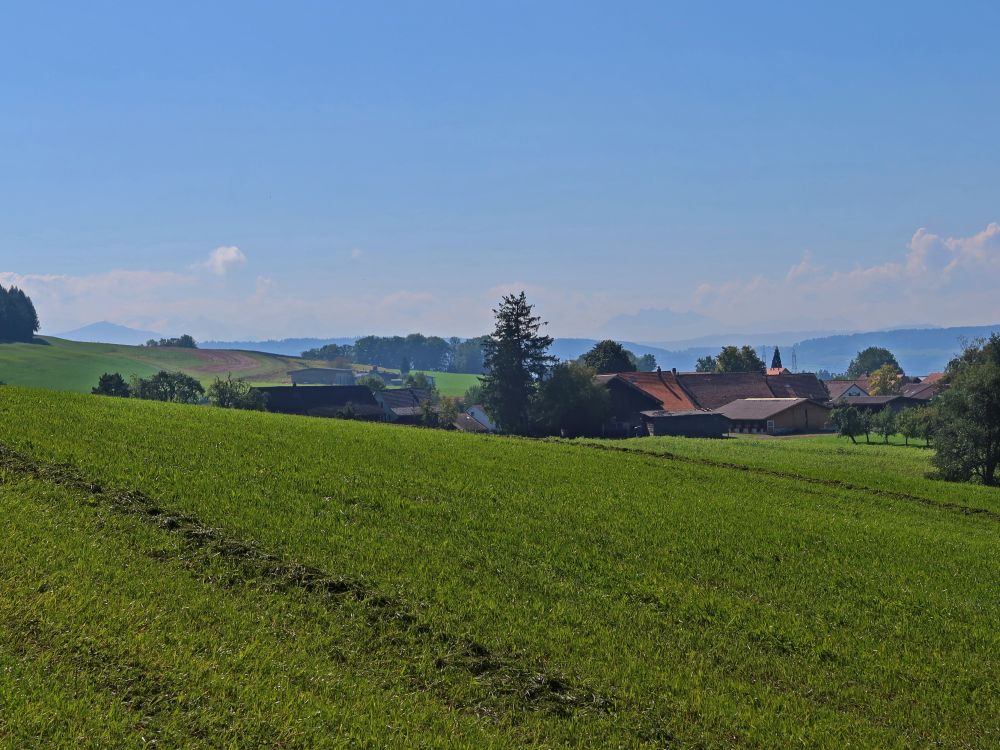 Rigi und Pilatus am Horizont