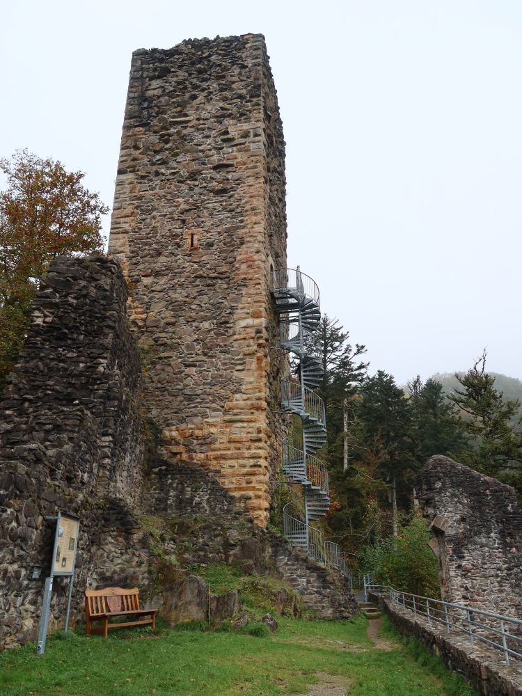 Turm der Burgruine