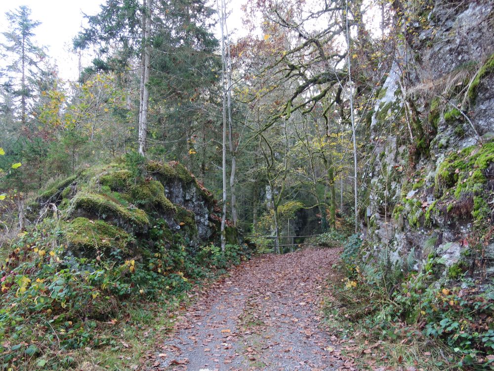 Murgtalpfad zwischen Felsen