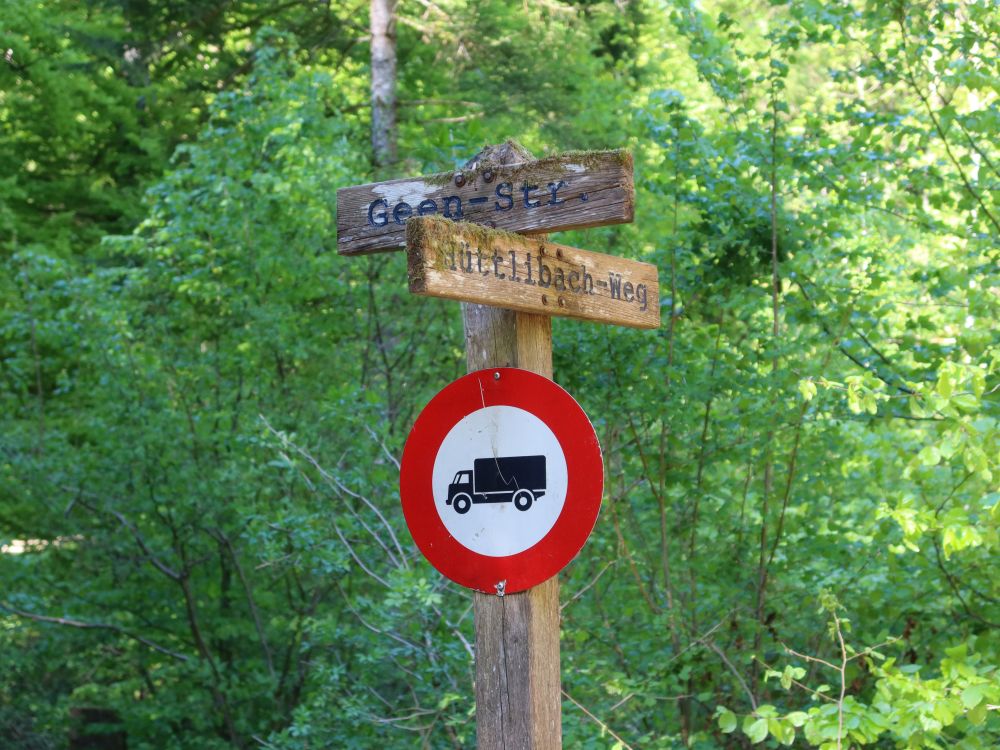 Wegschilder