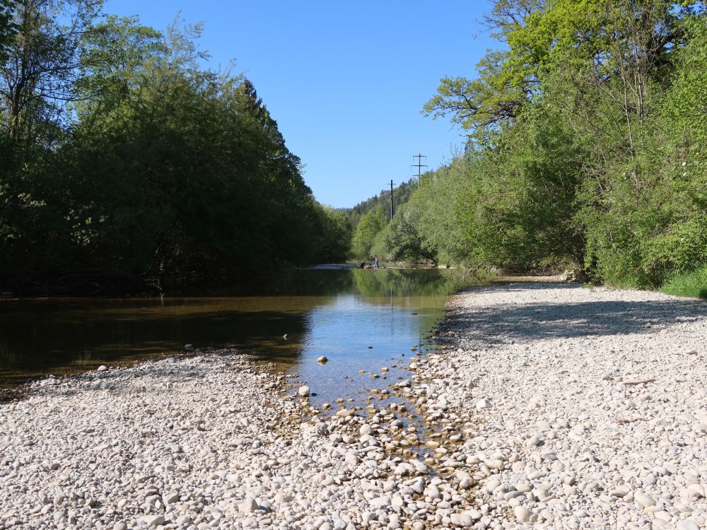 Kiesbank an der Töss