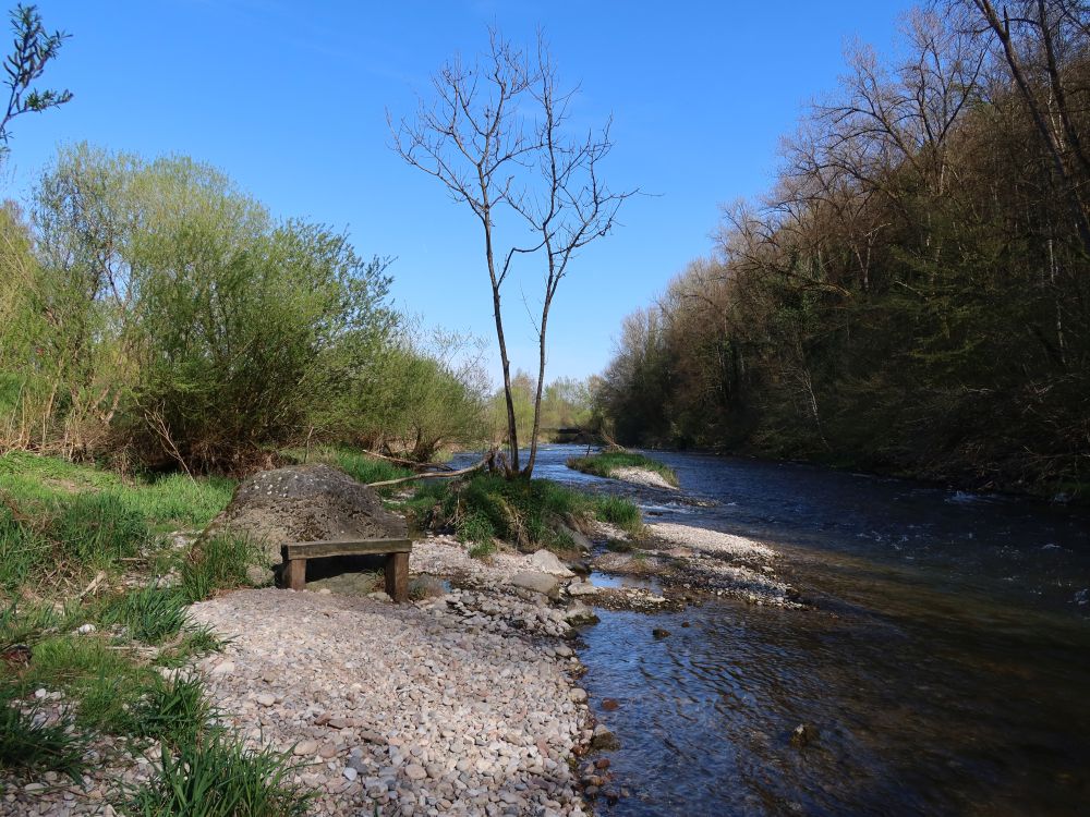 Sitzbank am Wutachufer