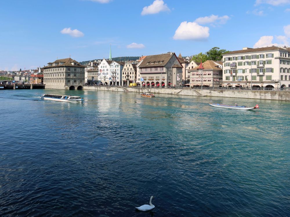 Rathaus am Limmat-Ostufer