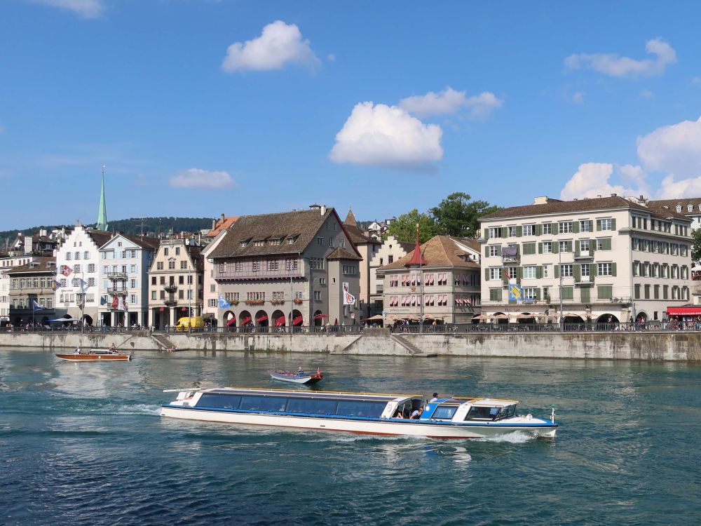 Passagierschiff auf der Limmat