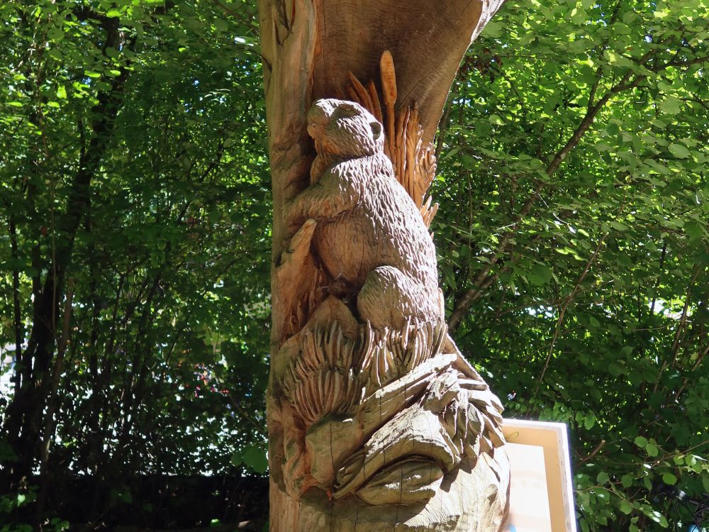 Brunnenfigur Biber